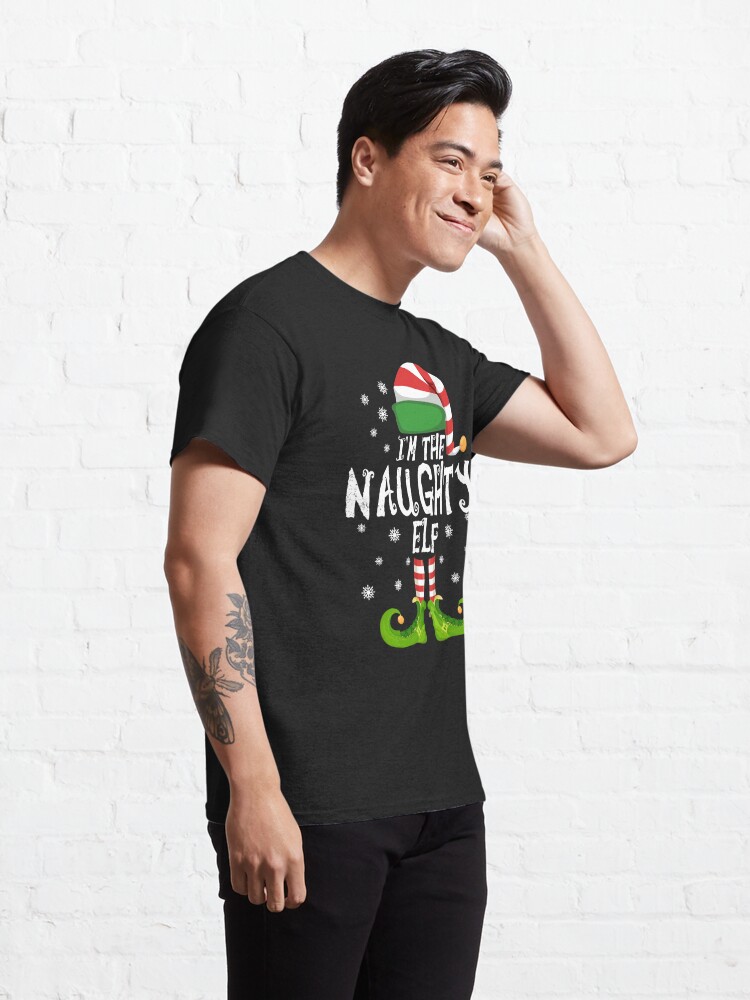 Disover I m the Naughty Elf Family Matching Christmas  T-Shirt