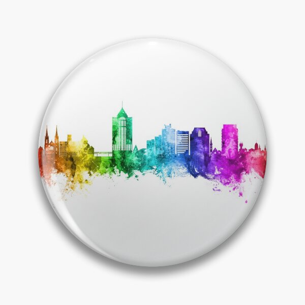 Item preview, Roanoke Virginia Skyline designed and sold by ArtPrints.