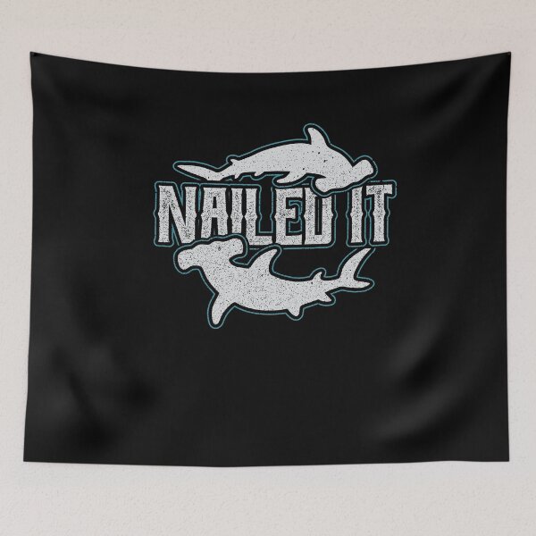 Item preview, Nailed it Hammerhead Shark designed and sold by Hananiah Merch.