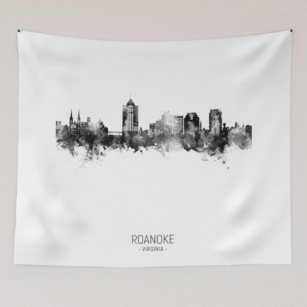 Item preview, Roanoke Virginia Skyline designed and sold by ArtPrints.