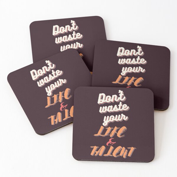 Item preview, Don't waste your life and talent designed and sold by johnanderson23.