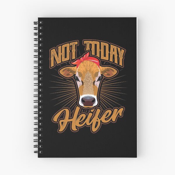 Item preview, Not today Heifer Cow Farmer designed and sold by Hananiah Merch.