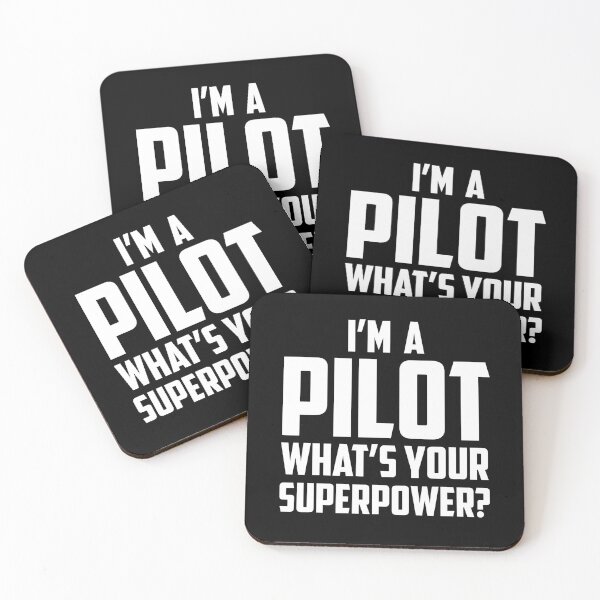 Artikelvorschau, Ich bin ein Pilot Was ist deine Supermacht Weiß entworfen und verkauft von strous.