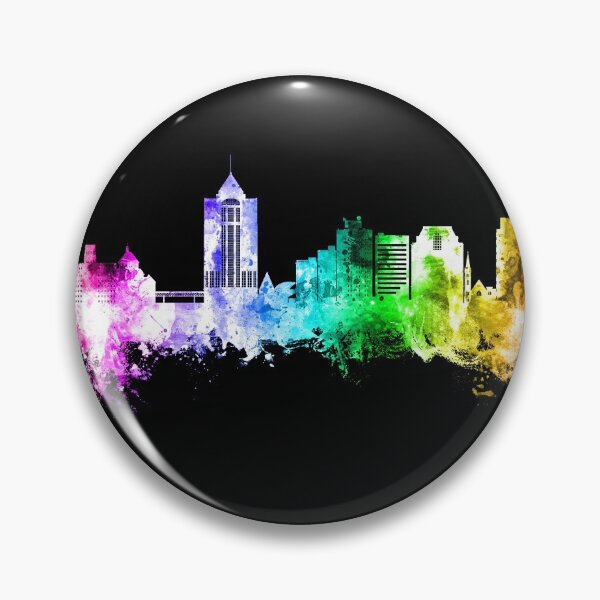 Item preview, Roanoke Virginia Skyline designed and sold by ArtPrints.