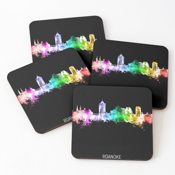 Item preview, Roanoke Virginia Skyline designed and sold by ArtPrints.