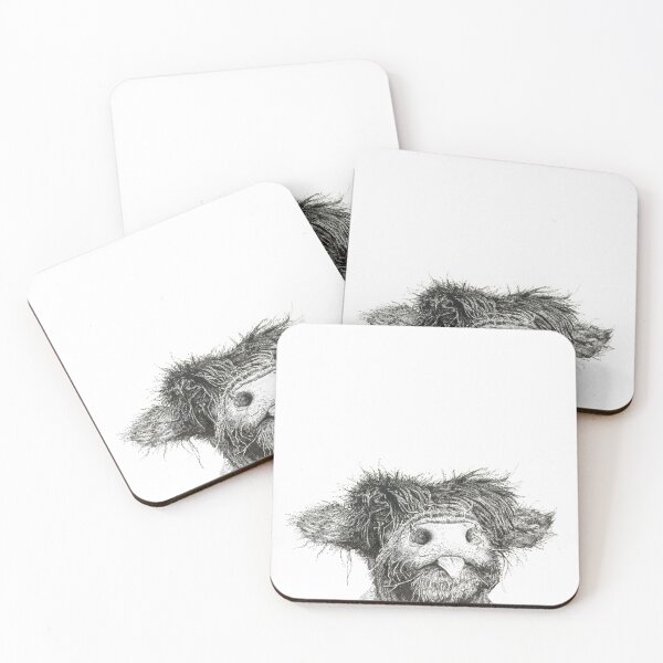 Item preview, Hollie the baby highland cow designed and sold by david esson.