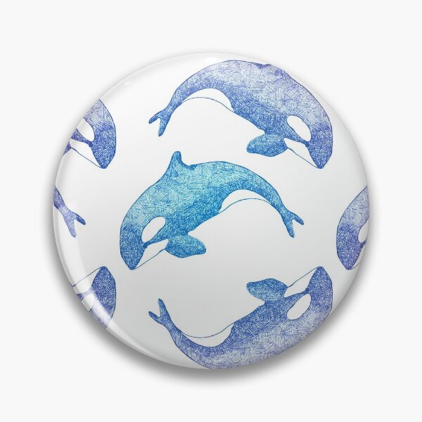 Item preview, Dancing orca in blue and purple  designed and sold by AlbinoSnowman.