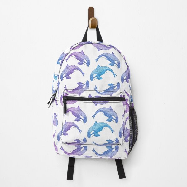 Item preview, Dancing orca in blue and purple designed and sold by AlbinoSnowman.