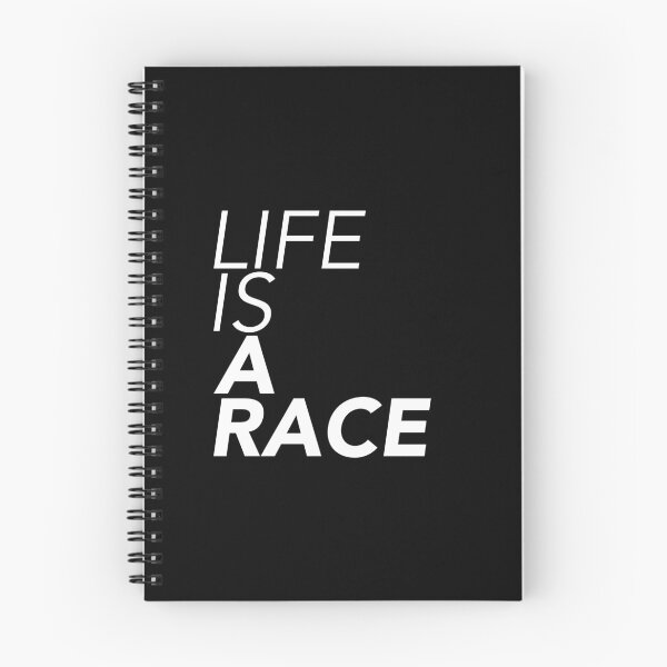 Item preview, Life is a Race - White designed and sold by thilinank.