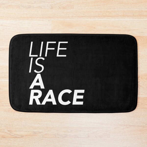 Item preview, Life is a Race - White designed and sold by thilinank.