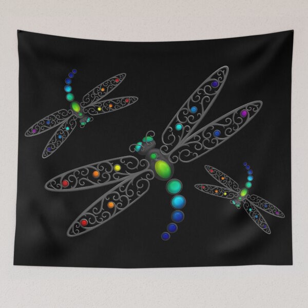 Item preview, Rainbow Dragonfly designed and sold by Katrina Montgomery.