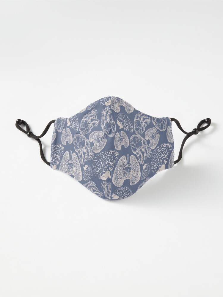 Alternate view of Anatomical Organs - White on Blue Mask