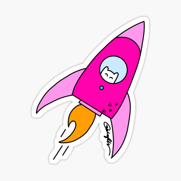 Item preview, Inktober Rocket designed and sold by ScarabimiDraws.