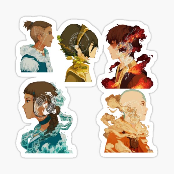 Item preview, sticker packs of blue strength Avatar the last airbender designed and sold by WEShop23.