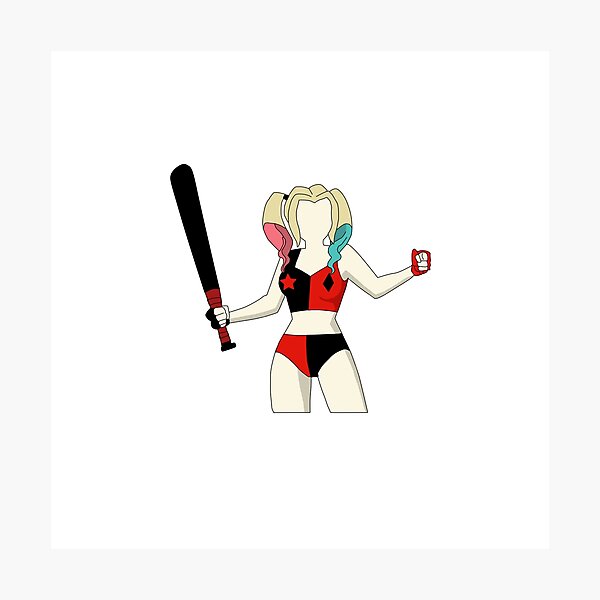 red and black hero Photographic Print