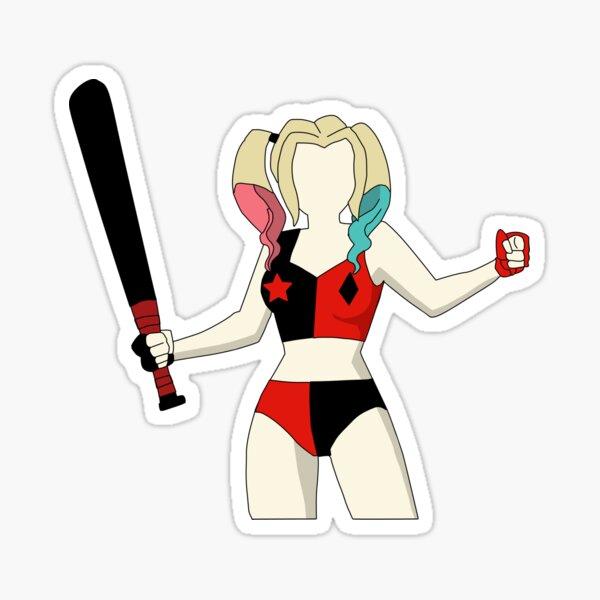 héros rouge et noir Sticker