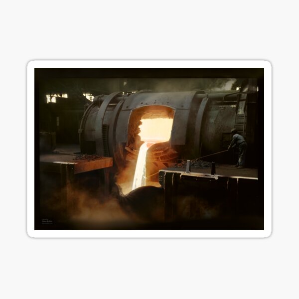Item preview, [Untitled] (Steel mill), ca. 1940 designed and sold by Dana Keller.