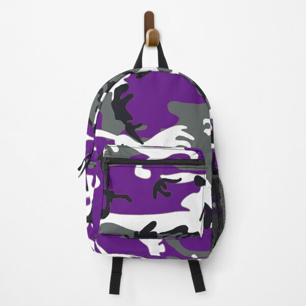 Item preview, Bold Purple and Gray Camo designed and sold by WearURColors.