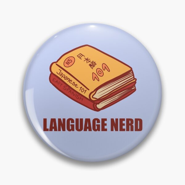 Item preview, Language nerd languages designed and sold by AkakoAi.