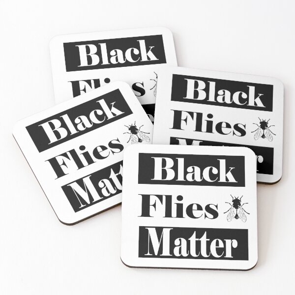 Item preview, Black Flies Matter :For Mom,For Dad,Funny,Cute,Quotes,People,Fly  designed and sold by Chaos Pixel Studio.