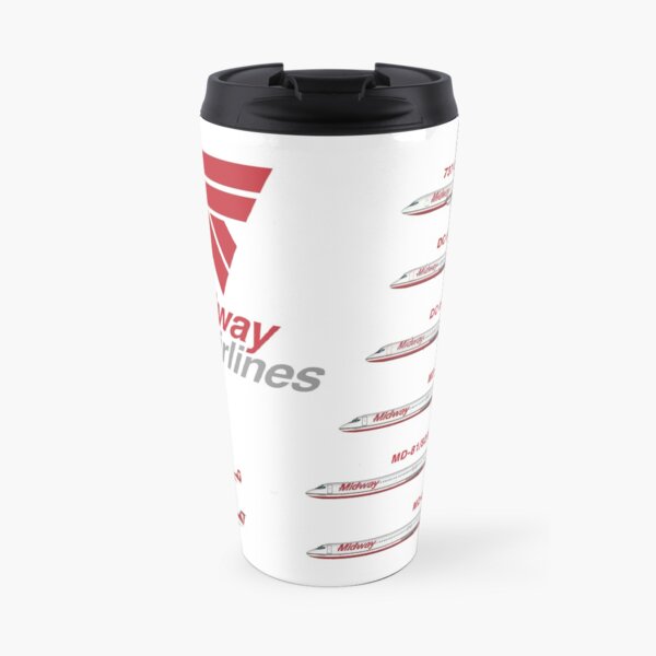 Midway Airlines fleet graphic circa 1991 Travel Mug