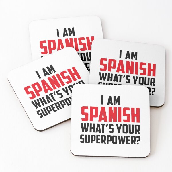 Item preview, I am Spanish What's Your Superpower Black designed and sold by strous.
