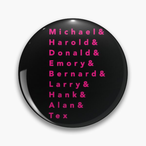 Item preview, Boys in the Band Names [Pink & Black; Tex] designed and sold by Alaina Fritzinger.