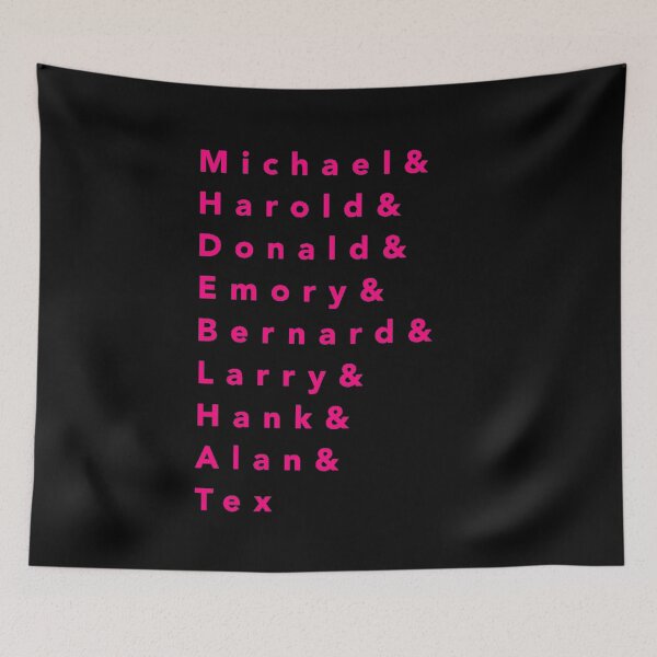 Item preview, Boys in the Band Names [Pink & Black; Tex] designed and sold by Alaina Fritzinger.