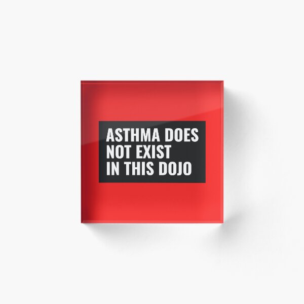 Aperçu de l'œuvre L'asthme n'existe pas dans ce dojo. créée et vendue par SilverFoxStore.