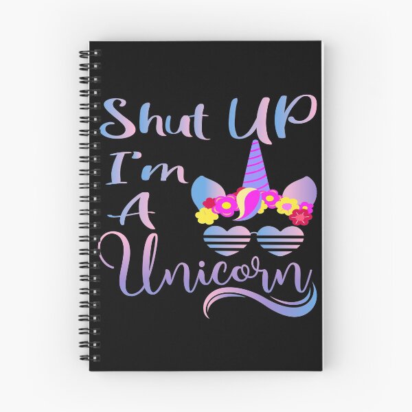 Item preview, amazing unicorns captions, shut up i'm a unicorn, quote about unicorns funny, floral unicorn designed and sold by khalidelk.