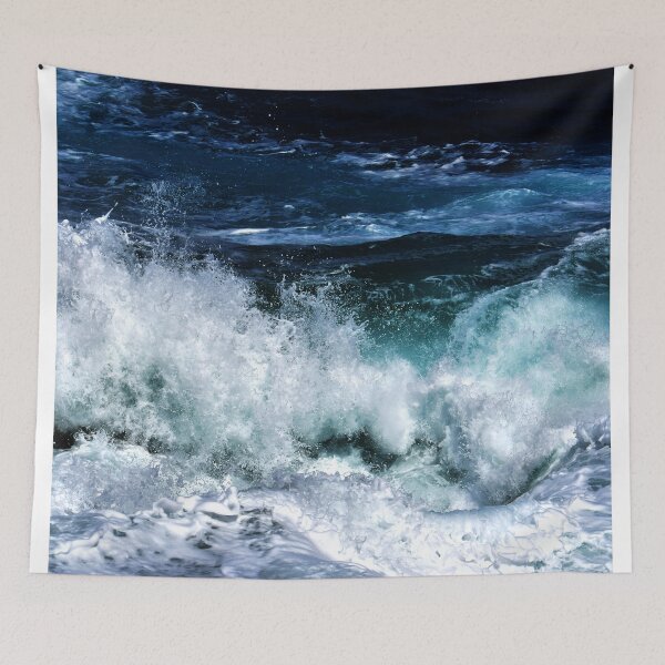 Item preview, Dark Blue Ocean Waves designed and sold by PrintsProject.