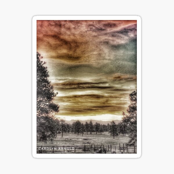 Colorado landscape Sticker