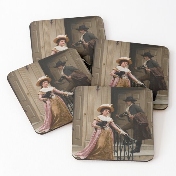 Item preview, My Next Door Neighbour-Edmund Blair Leighton designed and sold by LexBauer.