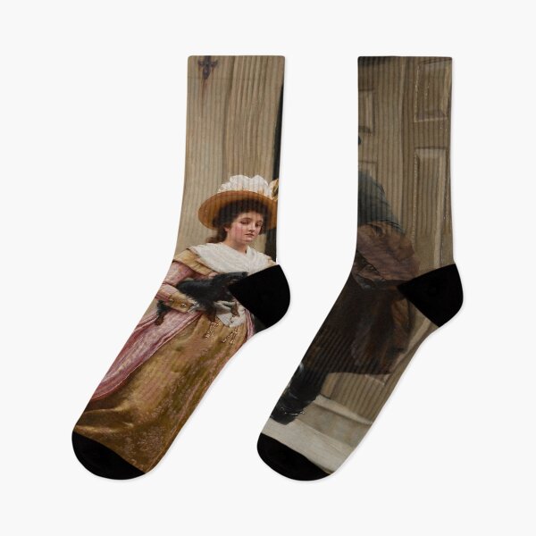 Item preview, My Next Door Neighbour-Edmund Blair Leighton designed and sold by LexBauer.