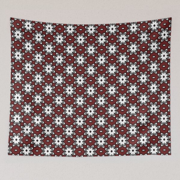 Item preview, Sindhi Ajrak Floral Pattern designed and sold by mrhighsky.