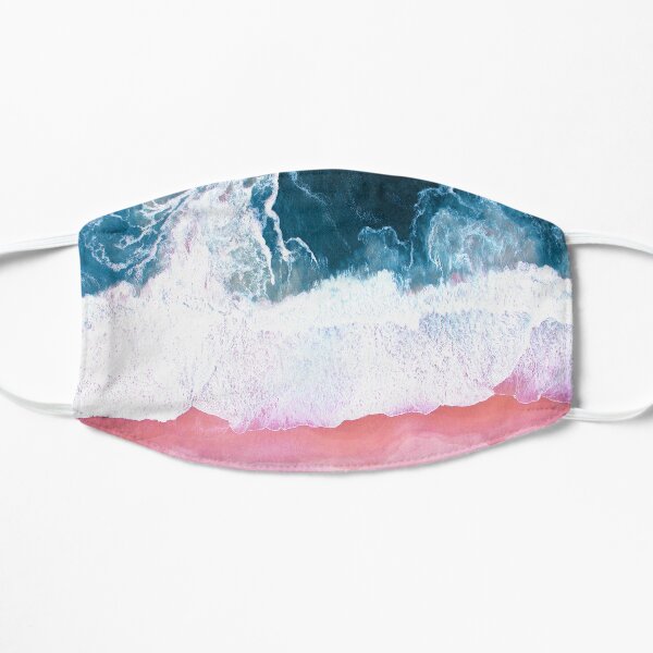 Aerial Beach, Ocean Waves Mask