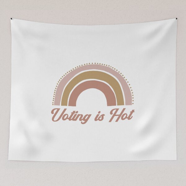 Item preview, Voting Is Hot Saying / Election Vote Quote / Politics Elect design designed and sold by CreatedByHeidi.