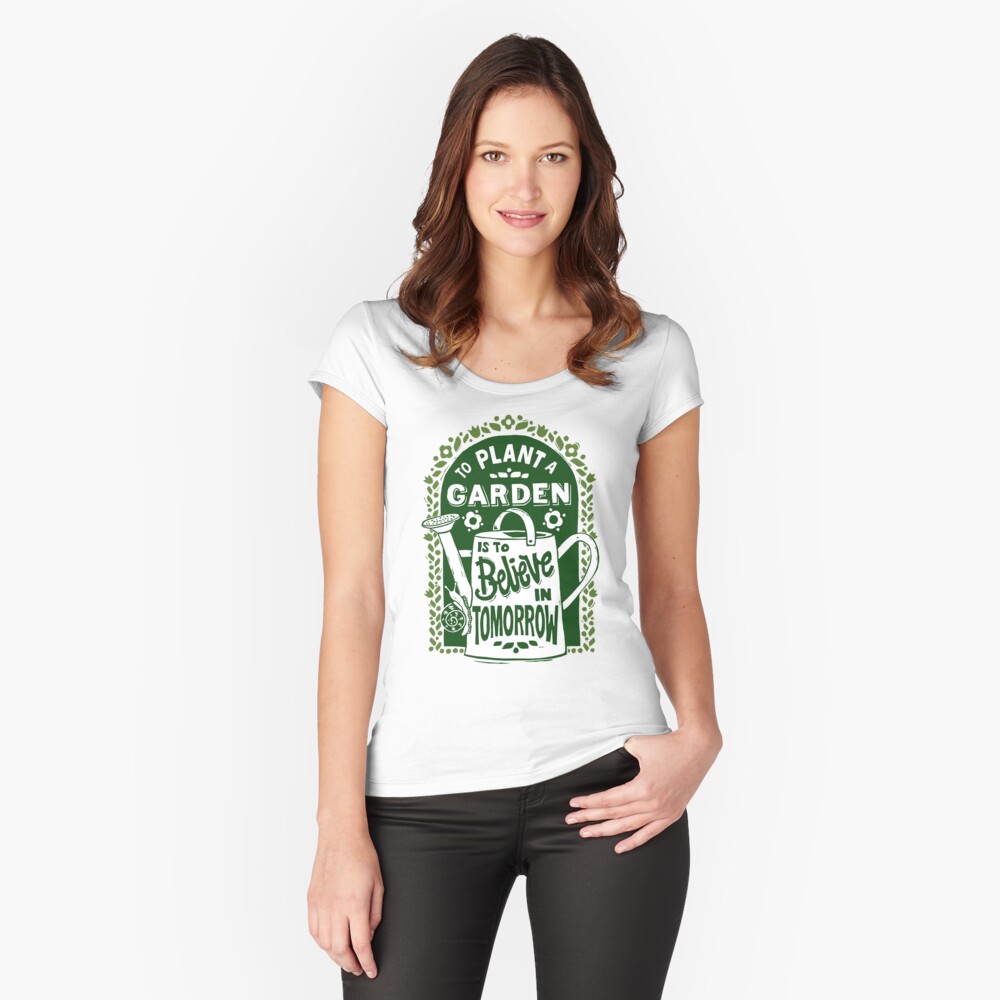 Item preview, Fitted Scoop T-Shirt designed and sold by woahtherepickle.