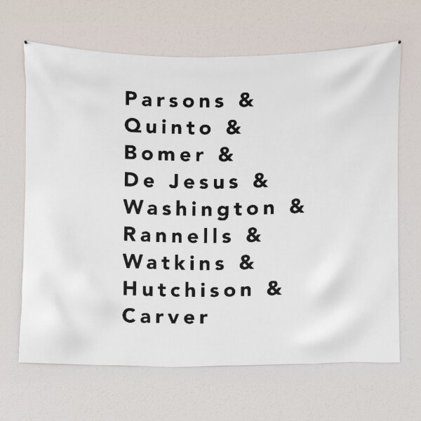 Item preview, Boys in the Band Cast Names [Black] designed and sold by Alaina Fritzinger.
