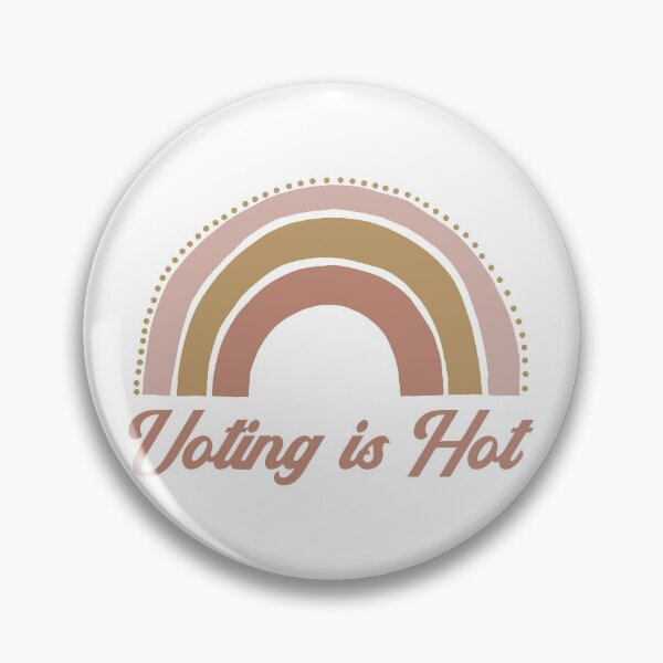 Item preview, Voting Is Hot Saying / Election Vote Quote / Politics Elect design designed and sold by CreatedByHeidi.