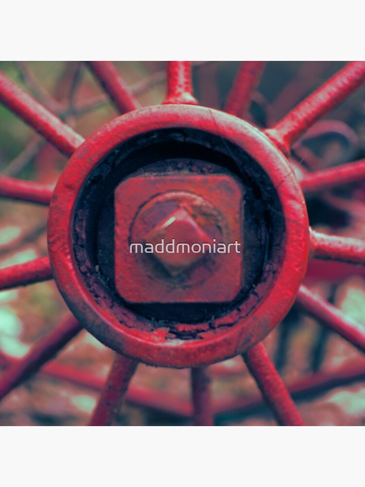 Rusty Wheel by maddmoniart
