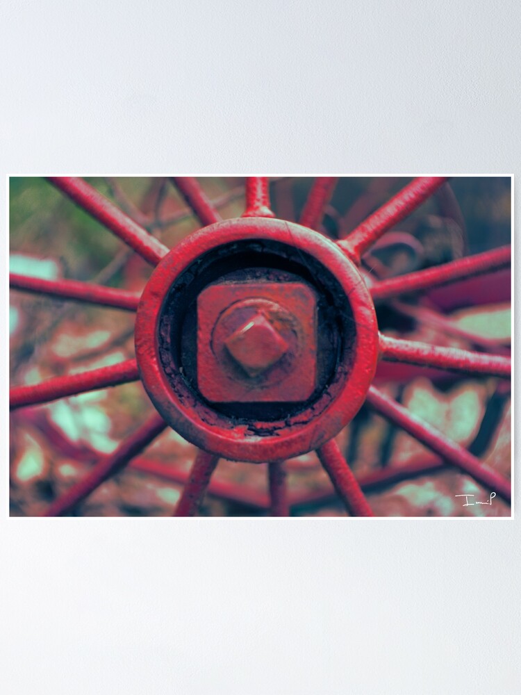 Alternate view of Rusty Wheel Poster