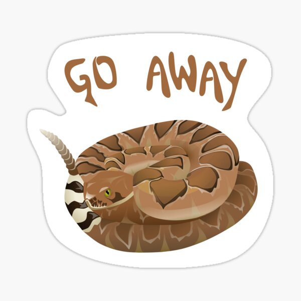 Red Diamond Rattlesnake Sticker