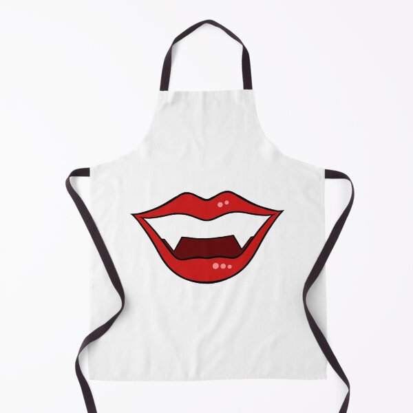 Item preview, Vampire lips 2 cartoon red designed and sold by ArtfulBonBon.
