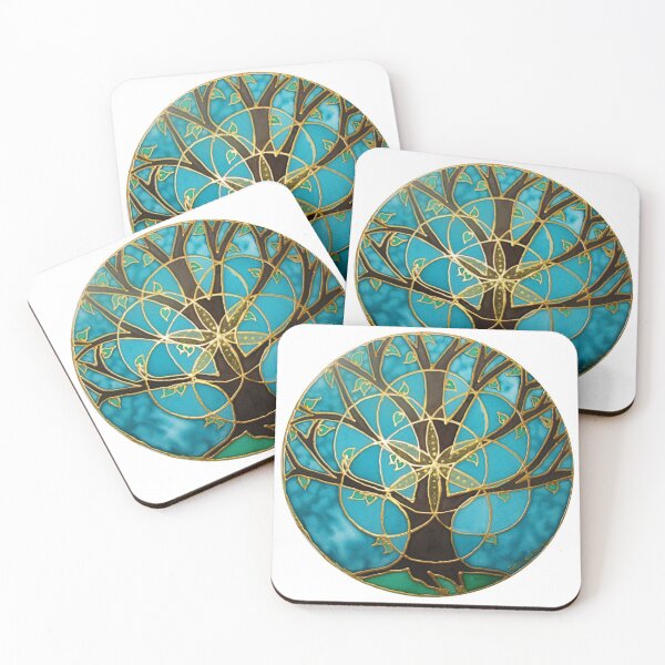 Item preview, Gold and Black Tree of Life  designed and sold by Designs By Creation.