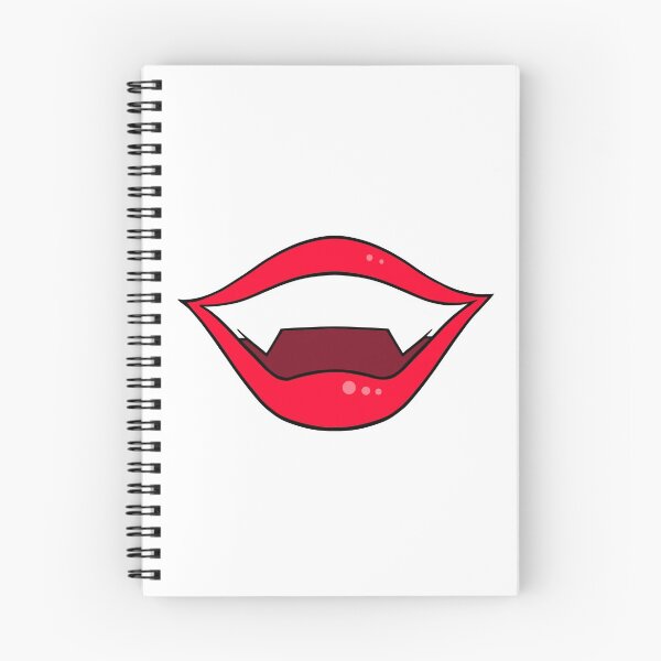 Item preview, Vampire lips cartoon red designed and sold by ArtfulBonBon.