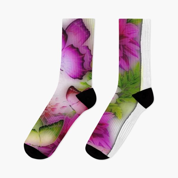 Item preview, Butterflies and flowers designed and sold by Kiraslife.