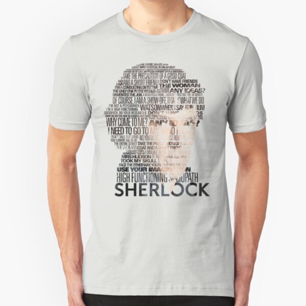 Sherlock Quotes Slim Fit T-Shirt