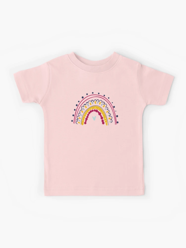 ☆MISTER CHILD☆半袖Tシャツ RAINBOW FLOWER T-SHIRTS A'GEM/9 × .kom『MISTER CHILD/ミスターチャイルド』RAINBOW