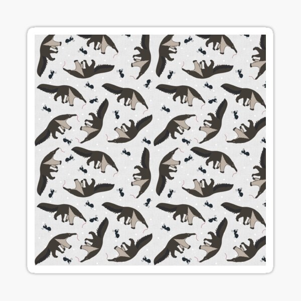 Item preview, Giant Anteaters and Ants All over Pattern designed and sold by Mommyisakeeper.